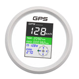 85mm GPS Speedometer Odometer Backlight Mileage Trip Counter Adjustable Head-Up Display Accessories Stainless Steel Gauges