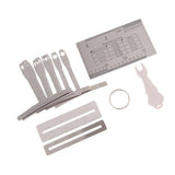 Guitar Repair Maintenance DIY Kits with Rulers, Pin Puller, Fingerboard Fret