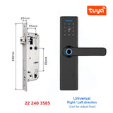 Tuya Smart Lock Door WIFI Fingerprint Lock Electronic Smart Door Lock  ,Password ,IC Card Door Lock,APP Smart Home Lock