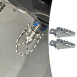 Dirt Bike Rotating Foot Pegs Pedal Footpegs Footrest Fit for SUZUKI DL250/V-STROM 250 17-21 Motorbike Replace Parts Acc