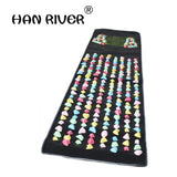 Hot sale product sell like hot cakes Foot massage mat the road of health foot massager Color stone massage blanket