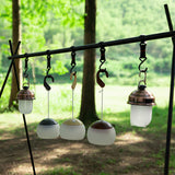 Outdoor LED Camping Hanging Lantern Protable Multifunctional Soft Lights Tent Lamp Hanging Outdoor Lighting Camp Atmosphere Lamp