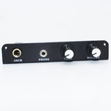 Active Mute Guitar Pickup 3.5 mm Output Plug Pickup with 9V Battery Box Black Silent Guitarra Accessories