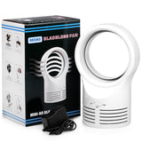 Creative Desktop Office Mini Leafless Fan Sleeping Fan Student Fan Two Gear Air Volume Stable Wind Speed