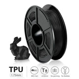 TPU Filament 1.75mm 0.5kg High Accuracy Flexible TPU 3D Printer Filament for Printing Keyrings Insoles Mobile Phone Cases