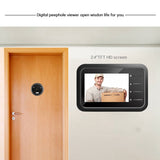 2.4 Inch Screen Digital Peephole Viewer Doorbell IR Night Vision Electronic Door Eye Camera Doorbell Indoor Monitor R11
