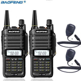 2pcs Baofeng UV-XR 10W High Power IP67 Waterproof Two Way Radio  Dual Band Handheld Walkie Talkie for Hunting UV-9R UV-9R plus