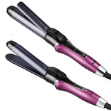Professional 2 in 1 Hair Straightener Curler Tourmaline Ceramic Coating Fast Heat Flat Iron 28MM Curling Constant Temperature