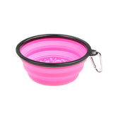 350/1000ml Large outdoor dog Silicone Folding Bowl Portable Water Bowl For Dogs Puppy Food Collapsible Pet Feeder Dish Bowl toy