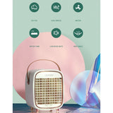 Air Cooler Quiet Three-Speed Adjustable USB 2000MAh Humidifying Spray Cooling Fan for Desktop or Room
