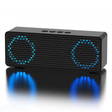 Bluetooth stereo speaker colorful breathing lights dual speakers heavy subwoofer home portable car Bluetooth