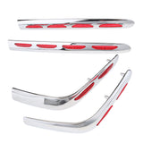 Motorcycle Saddlebag Molding with Red Lens for Honda Goldwing GL1800 (2001-2012)