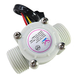 Digital LCD Display Quantitative Controller Water Control + 1" Hall Effect Flow Sensor Flowmeter + 1" Solenoid Valv-e N/C Norma