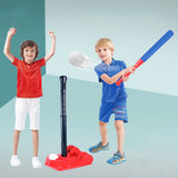 Tball Set T Ball Sets For Kids 5-8 Baseball Tee Yard Games Kids Portable Tee Ball Stand With Liftable Height And Storage Base In