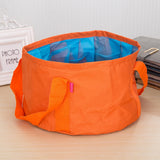 Portable Outdoor Travel Foldable Folding Camping Washbasin Basin Bucket Bowl Sink Washing Bag Foot Bath Water Bucket 15L