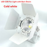 200W COB LED par light  With Barn Doors RGBWA UV 6in1/RGBW 4in1/RGB 3in1/ Warm White Par64 led wash dj light Stage Dmx controll
