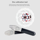 7Pcs Bike Disc Brake Correction Wrench Bicycle Brake Rotor Alignment Truing Tool with Disc Brake Pads for MTB Road Bike