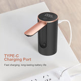 Smart Water Bottle Pump Household USB Electric Foldable Barreled Water Suction Device Portabl Mineral Water Pump Water Dispenser