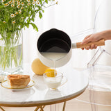 1.76L Multifunctional Pot Portable Skillet Compact Milk Pot Home Rice Noodle Cooking Pot Induction Cooker Gas Stove Applicable