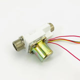 G1/2" Nickeled Hot Water Flow Valve BSP 100 Celsius Water Turbine Meter 12V 1-30L/min Flow Meter Water Sensor iSentrol