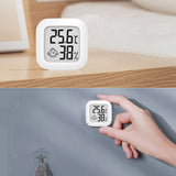 Temperature Humidity Sensor Palm Size Indoor Thermometer Real-time Temperature Humidity Monitor Small Hygrometer