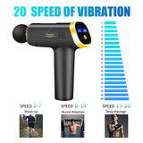 Electric Massage Gun Percussion Muscle Stimulator Deep Tissue Body Relaxation Vibration Gun neck Massagers Weight loss With Bag