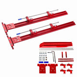 Parallel Rail Guide System Aluminium Alloy Circular Saw Track Set Fixed Guide Rail Bracket For Track Saw Track Repeatable Cuts