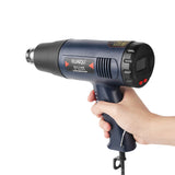Digital Display Electric Hot Air Gun Temperature-controlled Building Hair dryer Heat gun Soldering Tools Adjustable+3Nozzle 220V