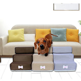 Dog Stairs Anti-slip Removable Pet 3 Steps Stairs for Small Dog Cat Dog House Pet Ramp Ladder Dog Bed Stairs Pet Supplies