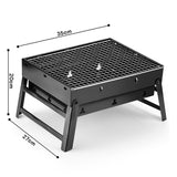Barbecue Charcoal Grill Folding Portable Backyard Patio BBQ Shish Kebab Meat Cooker Tool for Outdoor Camping Hiking Picnic