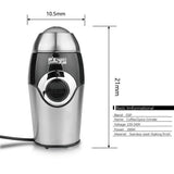 Electric Coffee Grinder Maker Salt Pepper Beans Spices Nut Seed Coffee Bean Grinder with Stainless Steel Blade Coffee machine