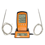 Digital BBQ Thermometer Wireless Kitchen Oven Food Cooking Grill Smoker Meat The R9UF