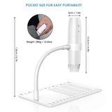 1080P Wireless WiFi Microscope Digital Microscope Portable USB Microscopes With Arm Stand And USB Cable 50X-1000X Adjustable