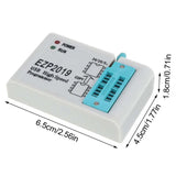 F19E EZP2019 High Speed USB SPI Programmer Support 24 25 26 93 Series Chips EEPROM 25 Flash Bios with 3 Socket