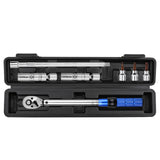 3/8 Inch 10-60N.m Drive Click Torque Wrench Set Ultra-Thin Spark Plugs Sleeve Removal Tool Dual-Direction Adjustable Spanner