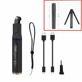 New 2 in1 Selfie Stick & Power Bank 5200mAH Battery Hand Grip Tripod For Gopro / Sony / OSMO Action /Insta360 Camera Accessories