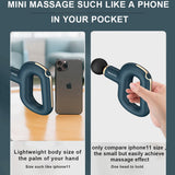 Massage Gun Anti-Drop Body Fascia Gun Body Relaxation Neck and Back Vibrator Slimming Shaping Sport Exercising Pain Relief Tool