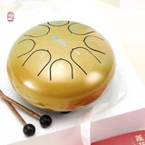 steel Tongue Drum 6 Inch 8 Tone Handpan Drum Tongue Drum Set with Sticks Carrying Bag Drum for Meditation Percussion Instruments