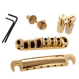 Locking Roller Saddle Bridge Set For LP Guitar Parts Accessories