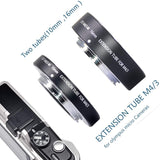 Extension Tube,Macro AF Auto Extension Tube Set (10mm+16mm) for EOS-M Focus Macro Extension Tube