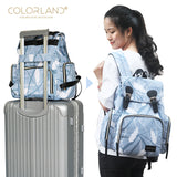 COLORLAND Solid Backpack Diaper Bag Baby Tasche For Mom Backpack Nappy Mummy Maternity Bag Waterproof Backpacks stroller bag