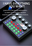 Live sound card BM800 V8S Bluetooth Mixer Condenser Microphone Audio Sound Card Live Broadcast Recording USB 3.5mm