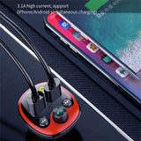 Car Mp3 Player Bluetooth 5.0 Radio Fm Transmitter Handsfree Car Kit Dual USB Charger TF U Disk Music Player Car Accessories