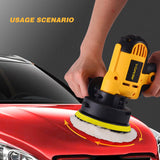 220V 3700rpm Electric Car Polisher Machine 700W Auto Polishing Machine Adjustable Speed Sanding Waxing Tools Car Accessories