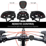 CAIRBULL In-mold Smart Bicycle Helmet Cycling MTB Road Bike Helmet w Turn Signal Stop Light Warning Light men's cycling helmet