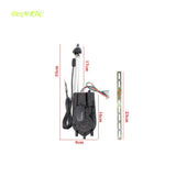 1PC Telescopic Car Antenna 5 Sections Electric Signal Radio Antennas Remote Control Automatic Aerial Stereo Mast Booster
