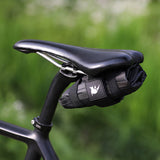 Rhinowalk Bicycle Bag Top Front Tube Frame Bag Burrito Pack Pouch Tool Bag Cycling Accessories Black MTB Bike Rear Tool Kits