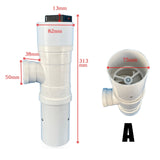 50W USB 3.0  Charging Hydropower Pipe Spiral Hydrogenerator Low Speed High Power Permanent Magnet Power Generation 15V DC5.5-2.1