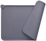 Silicone Pet Food Mats Tray Non Slip Pet Dog Cat Bowl Mats Placemat Dog Pet Cat Feeding Mat Waterproof Dog Cat Food Mats