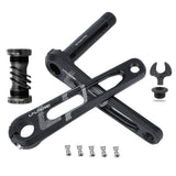 53T/56T/58T Bike Chainring Crank Arm Set for Folding Bicycle 170mm 130BCD 5 Bolts Bicycle Crankset &amp;amp Chainring Bottom Bracket